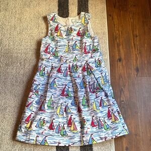CPC Childrenswear Sailboat Print Sleeveless Dress Preppy